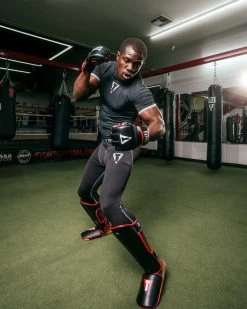 TITLE MMA Perform Hybrid Sparring Gloves 2.0 -Boxing Shop phsg2 bk rd 2 1