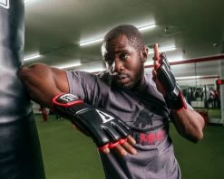 TITLE MMA Perform Hybrid Sparring Gloves 2.0 -Boxing Shop phsg2 bk rd 3 1