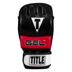 TITLE MMA Perform Gel Bag Gloves 2.0 -Boxing Shop pmgbg2 bk rd 03