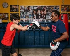 TITLE Boxing Zero-Impact "Rare Air" Punch Mitts 2.0 -Boxing Shop pmzi2 bk 2