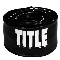 TITLE Boxing Pro Vinyl Zippered Rope Covers -Boxing Shop rcpro2 bk 2 1