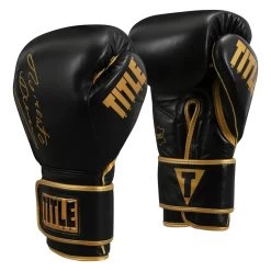 TITLE Boxing Roberto Duran Signature Leather Bag Gloves -Boxing Shop rdbg 02