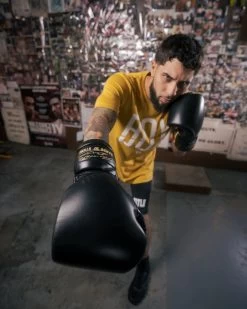 TITLE Boxing Roberto Duran Leather Sparring Gloves -Boxing Shop rdsg 2 1