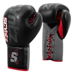 SCYntz Leather Sparring Gloves -Boxing Shop scysg bk 02 4