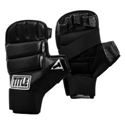 TITLE Boxing Leather Super Speed Bag Gloves -Boxing Shop sglv3 bk 02