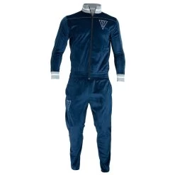 TITLE "Boxing Ain't Easy" Velour Warm Up -Boxing Shop tb166 nv bk wh 1