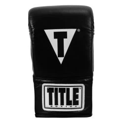 TITLE Boxing Pro Leather Bag Gloves 3.0 -Boxing Shop tbg3 bk gr 03