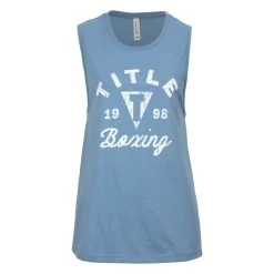 TITLE Boxing Women's Distressed Label Muscle Tank