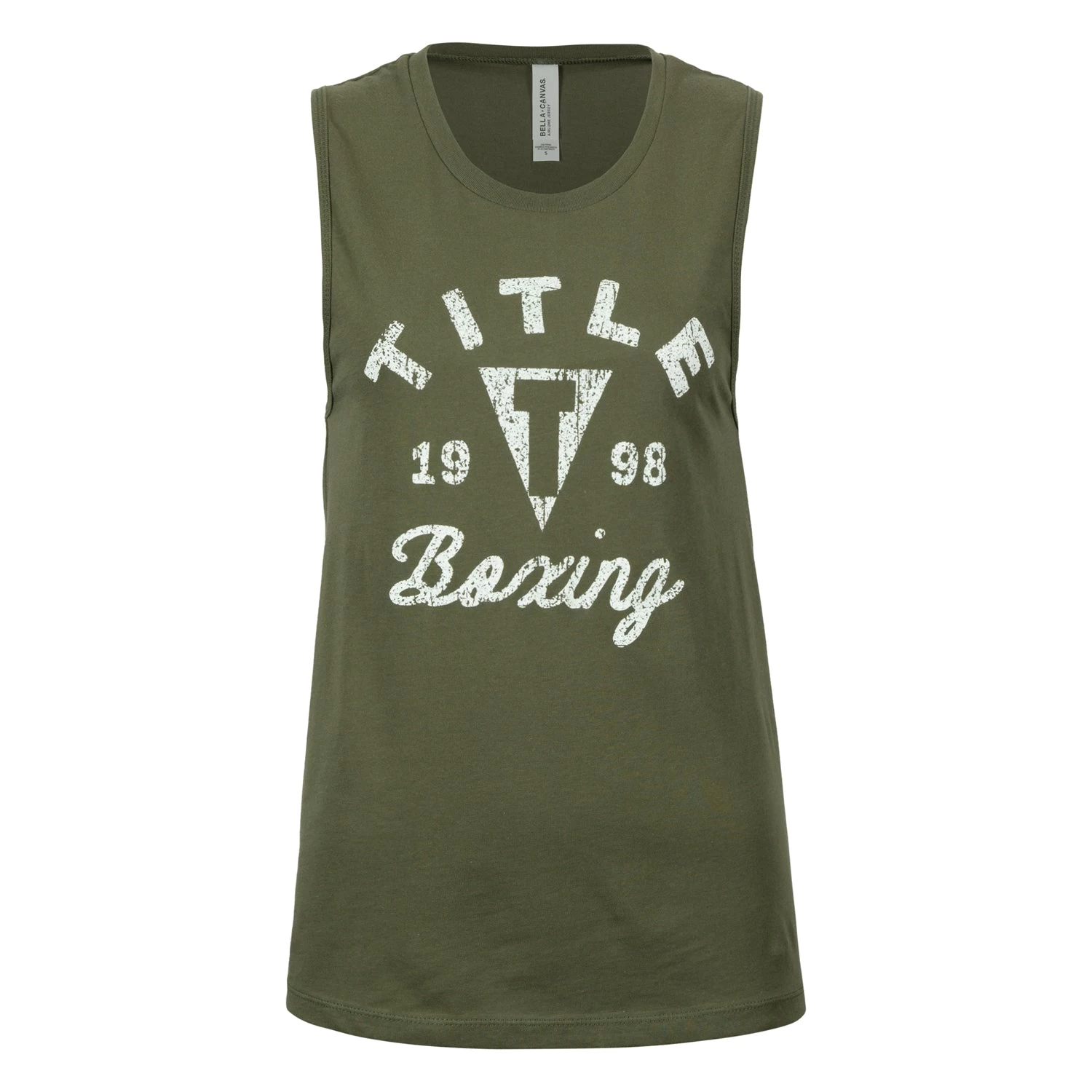 TITLE Boxing Women's Distressed Label Muscle Tank 5 TITLE Boxing Women's Distressed Label Muscle Tank - Image 5