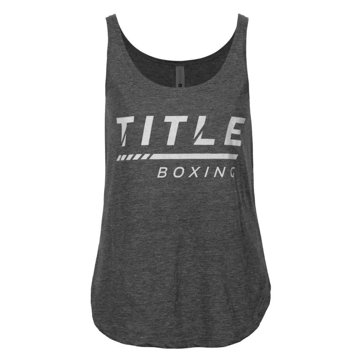 TITLE Boxing Women's Striped Wordmark Cropped Tank 1 TITLE Boxing Women's Striped Wordmark Cropped Tank