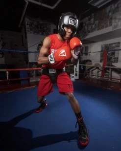 TITLE Boxing Hi-Performance Headgear 2.0 -Boxing Shop tethg2 bk 2