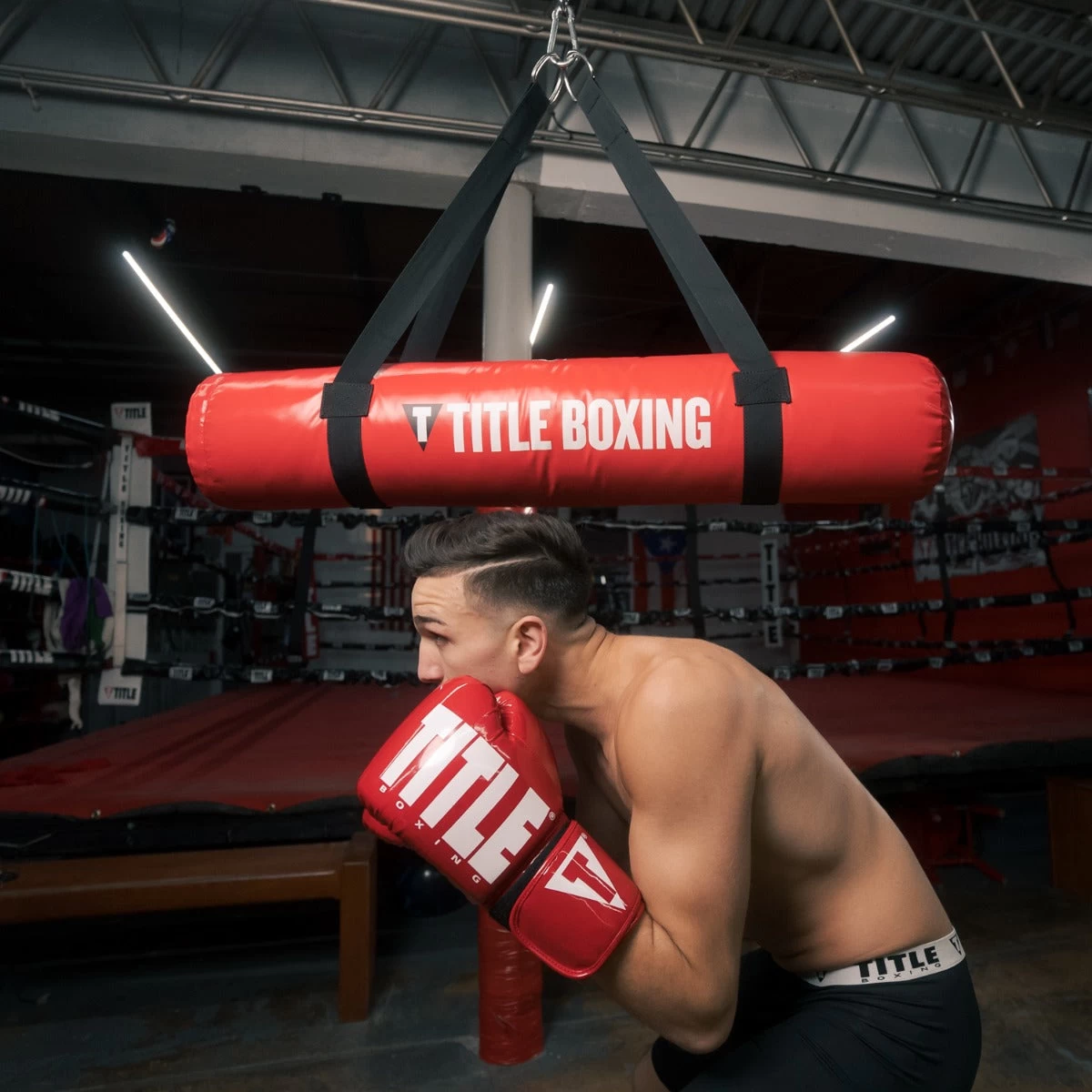 TITLE Boxing Uppercut Target Practice Bag 2 TITLE Boxing Uppercut Target Practice Bag - Image 2