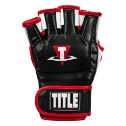 TITLE MMA Conflict Pro Fight Gloves -Boxing Shop xmfg bk wh rd 03